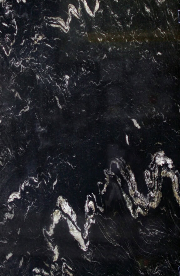 A granite countertop in Titanium